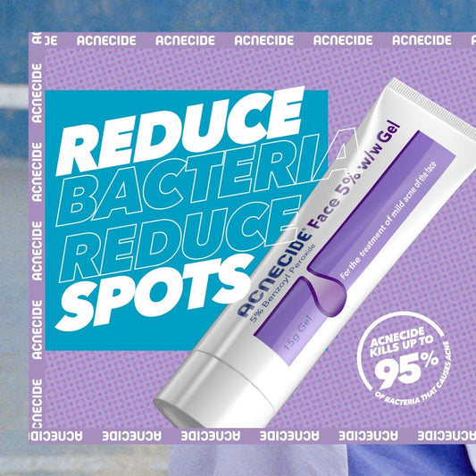 Acnecide Face Gel Spot Treatment with 5% Benzoyl Peroxide - 15g