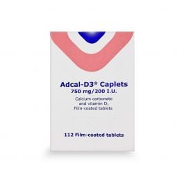 Adcal-D3 750mg/200IU - 112 Caplets product image - Fusion Pharmacy UK