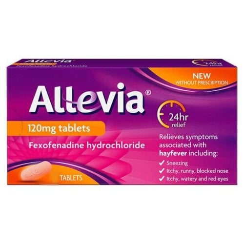 Allevia Fexofenadine 120mg - 15 Tablets product image - Fusion Pharmacy UK