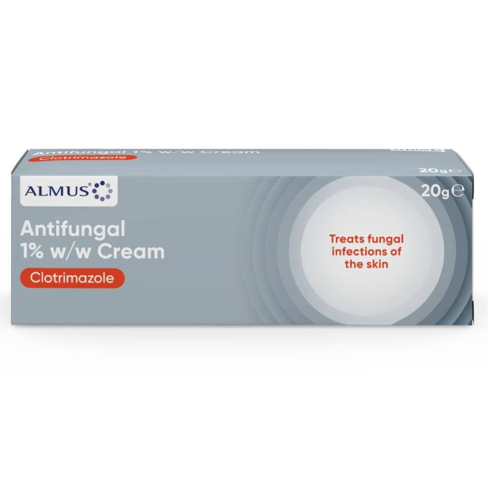 Almus Clotrimazole 1% Cream - 20g product image - Fusion Pharmacy UK