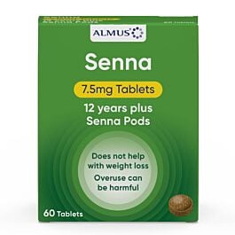 Almus Senna 7.5Mg - 60 Tablets product image - Fusion Pharmacy UK