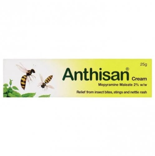 Anthisan Bite and Sting Relief Cream - 25g product image - Fusion Pharmacy UK