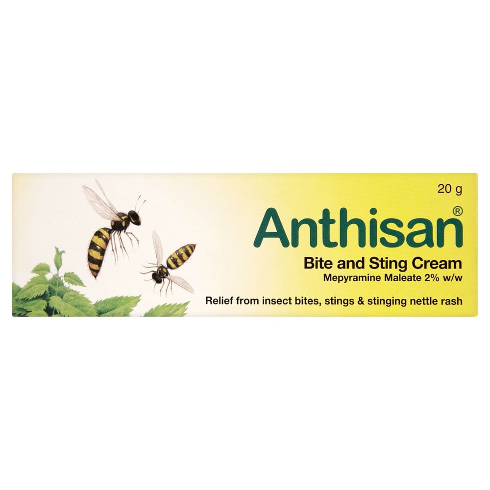 Anthisan Bite and Sting Relief Cream - 20g product image - Fusion Pharmacy UK