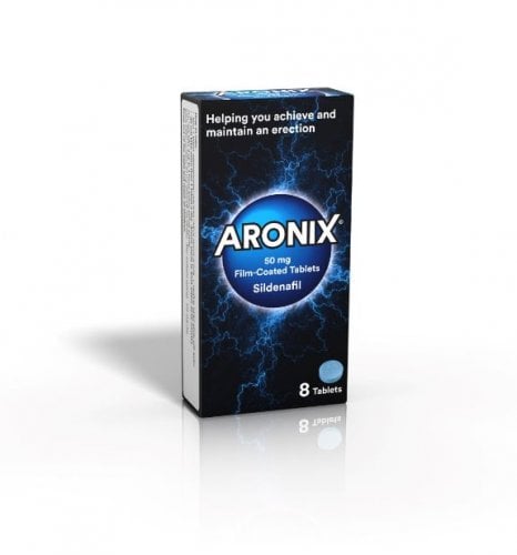 Aronix 50mg Sildenafil - 8 Tablets