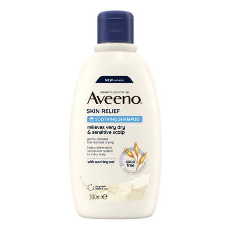 Aveeno Skin Relief Soothing Shampoo - 300ml product image - Fusion Pharmacy UK