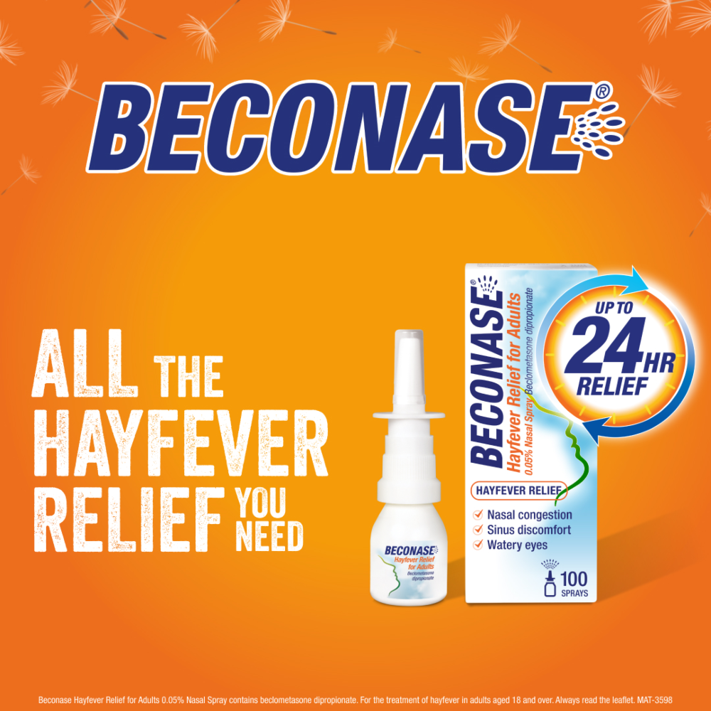 Beconase Hayfever Relief Nasal Spray – 180 Sprays - 2 Packs