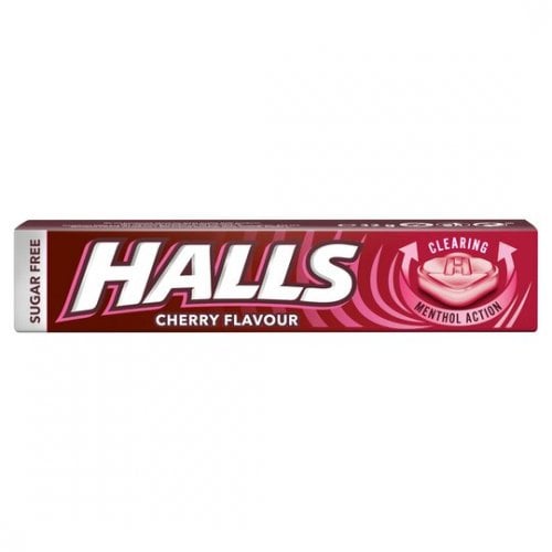 Halls Sugar-Free Cherry - 32g product image - Fusion Pharmacy UK