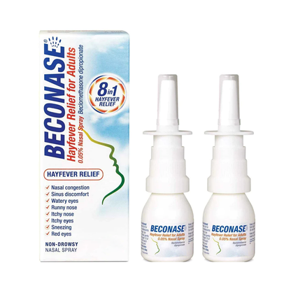 Beconase Hayfever Relief Nasal Spray – 180 Sprays - 2 Packs