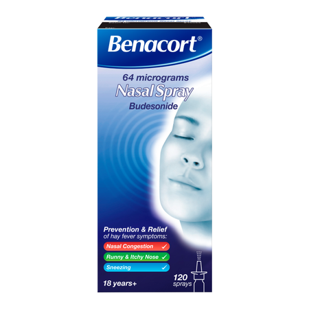 Benacort Allergy Relief Nasal Spray - 120 Sprays product image - Fusion Pharmacy UK