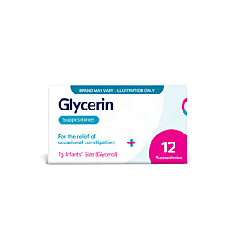 Glycerin 1g For Infants – 12 Suppositories