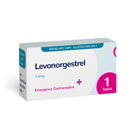 Levonorgestrel 1500mcg Emergency Contraceptive Pill "Morning After" (Brand May Vary)