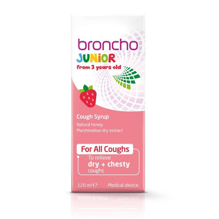 BronchoStop Junior Syrup - 120ml product image - Fusion Pharmacy UK
