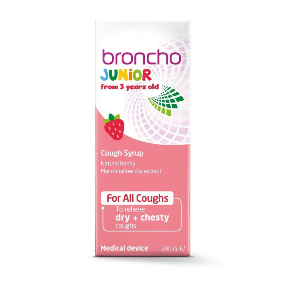 BronchoStop Junior Syrup - 200ml product image - Fusion Pharmacy UK