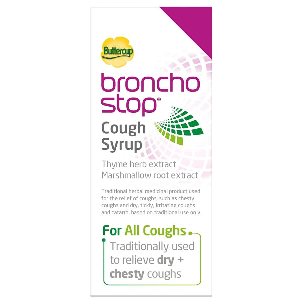 BronchoStop Cough Syrup - 240ml product image - Fusion Pharmacy UK