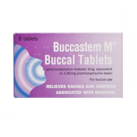 Buccastem M Buccal - 8 Tablets product image - Fusion Pharmacy UK