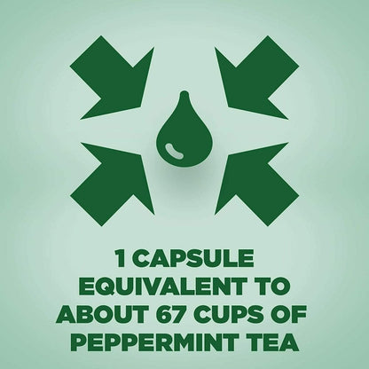 Buscomint Peppermint Oil 0.2ml Gastro-Resistant Soft - 24 Capsules