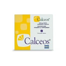 Calceos Chewable 400IU (10mcg) - 60 Tablets product image - Fusion Pharmacy UK