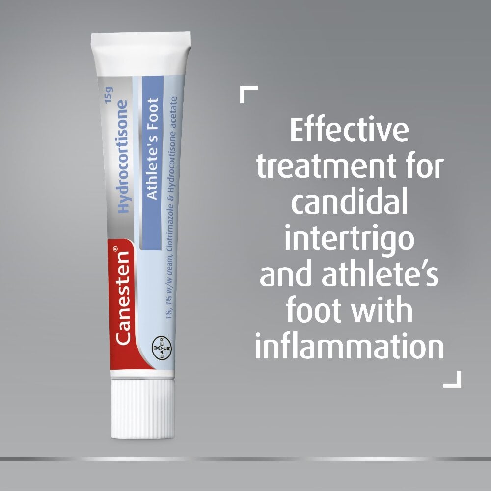 Canesten Hydrocortisone Cream 15g - 3 Packs