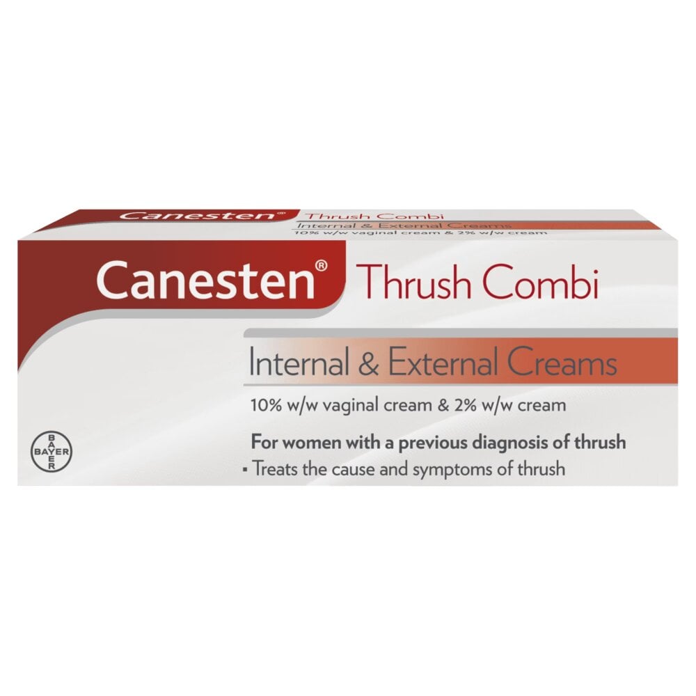 Canesten Thrush Combi Internal & External Creams product image - Fusion Pharmacy UK