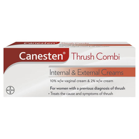 Canesten Thrush Combi Internal & External Creams product image - Fusion Pharmacy UK