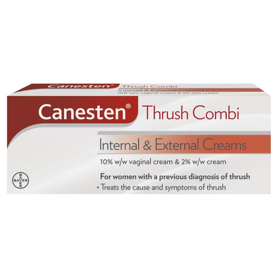 Canesten Thrush Combi Internal & External Creams product image - Fusion Pharmacy UK