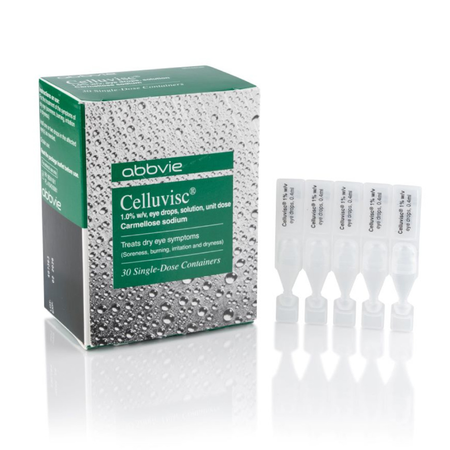 Celluvisc 1% Eye Drops - 30 Unit Dose product image - Fusion Pharmacy UK