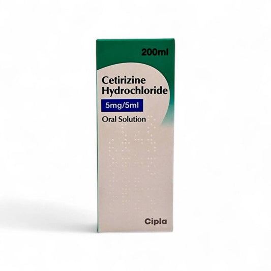 Cetirizine Allergy Relief For Children 5mg/5ml Oral Solution - 70ml