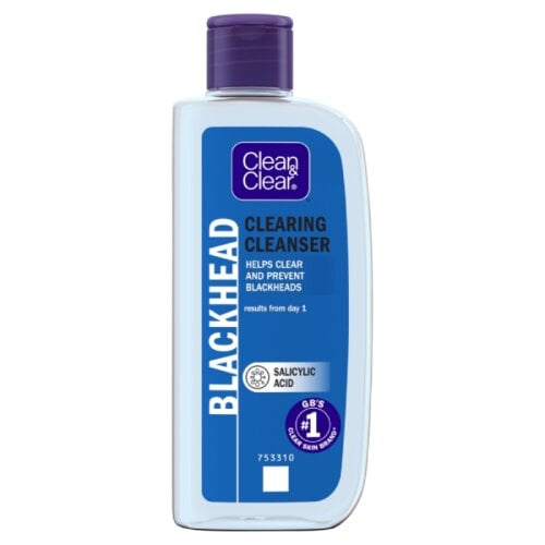 Clean & Clear Blackhead Clearing Cleanser - 200ml product image - Fusion Pharmacy UK