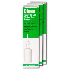 Cleen Ready to Use Enema - Sodium Phosphate - 133ml - 3 Pack product image - Fusion Pharmacy UK