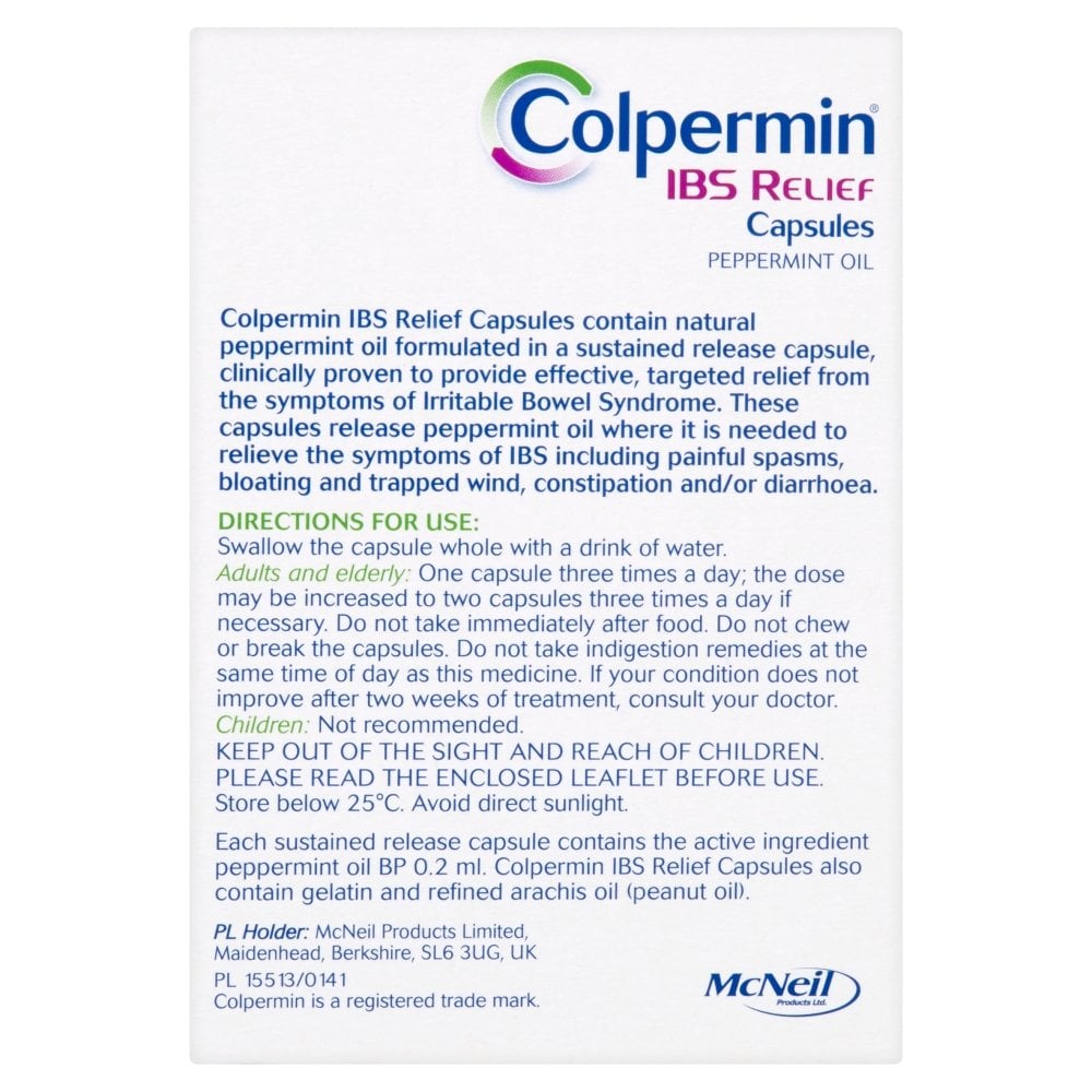 Colpermin IBS Relief - 100 Capsules