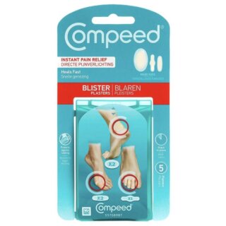 Compeed Blister Mix Pack - 5 Plasters product image - Fusion Pharmacy UK