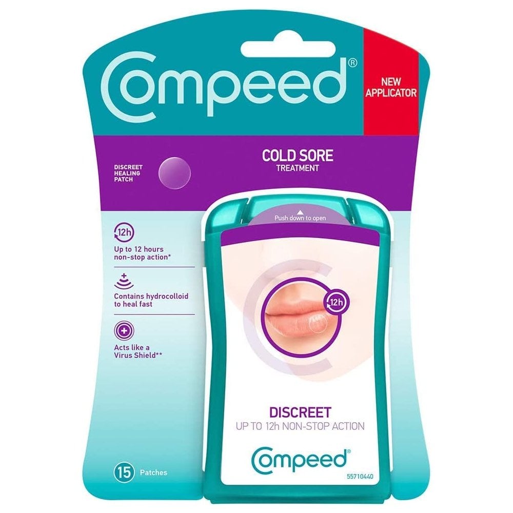Compeed Cold Sore - 15 Patches product image - Fusion Pharmacy UK