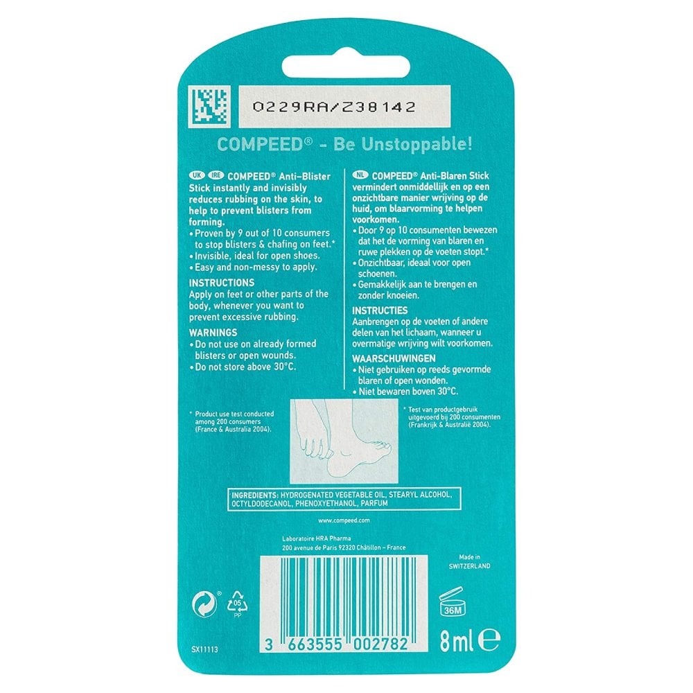 Compeed Anti Blister Treatment Stick - 8ml