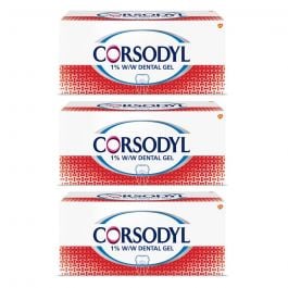Corsodyl Dental Gel - 50g - 3 Pack product image - Fusion Pharmacy UK