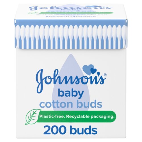 Johnson's Pure Cotton Buds - 200 product image - Fusion Pharmacy UK