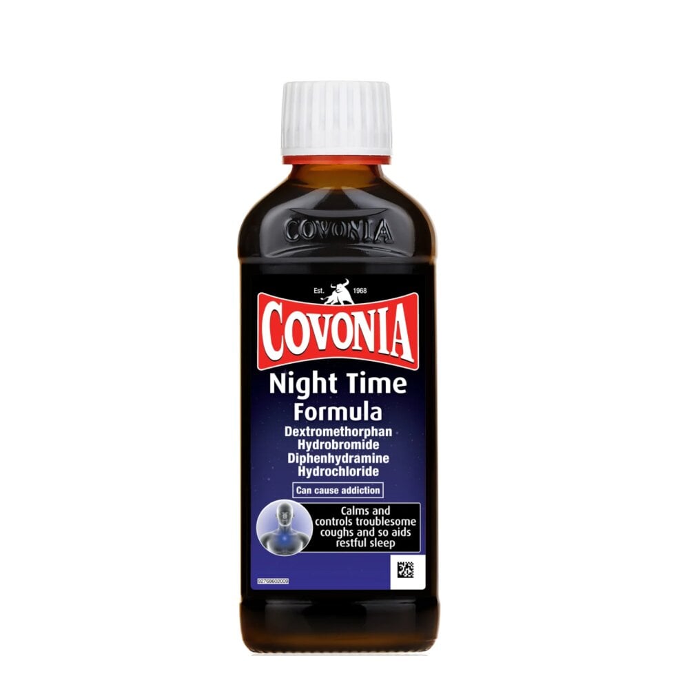 Covonia Night Time Formula - 150ml product image - Fusion Pharmacy UK