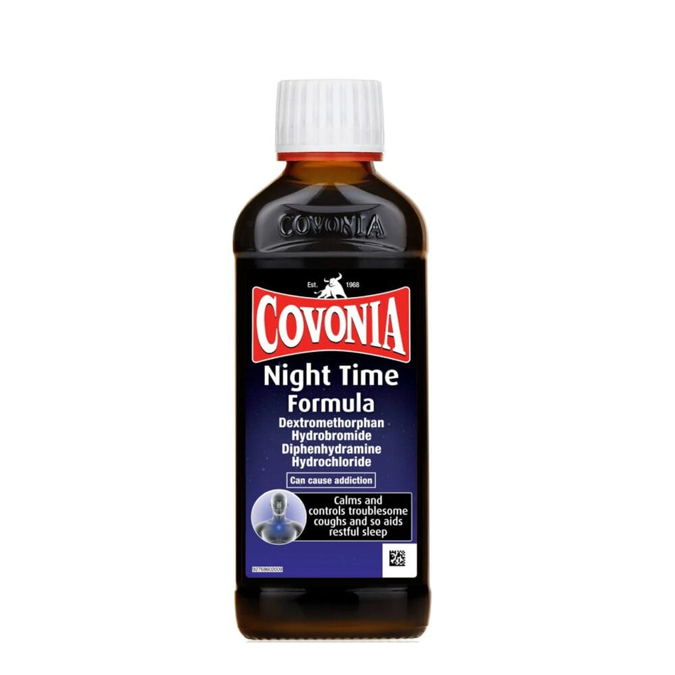 Covonia Night Time Formula - 150ml product image - Fusion Pharmacy UK