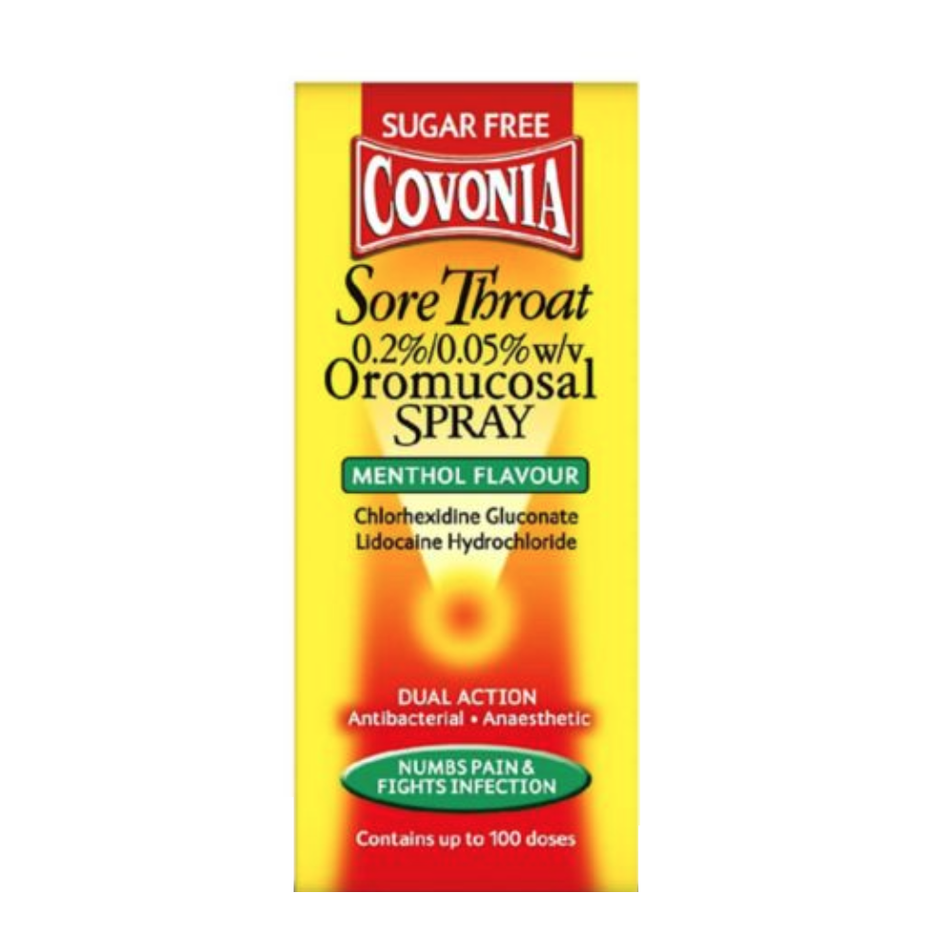 Covonia Menthol Throat Spray - 30ml product image - Fusion Pharmacy UK