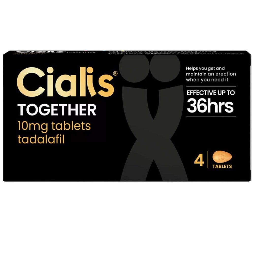 Cialis Together 10mg - 4 Tablets product image - Fusion Pharmacy UK