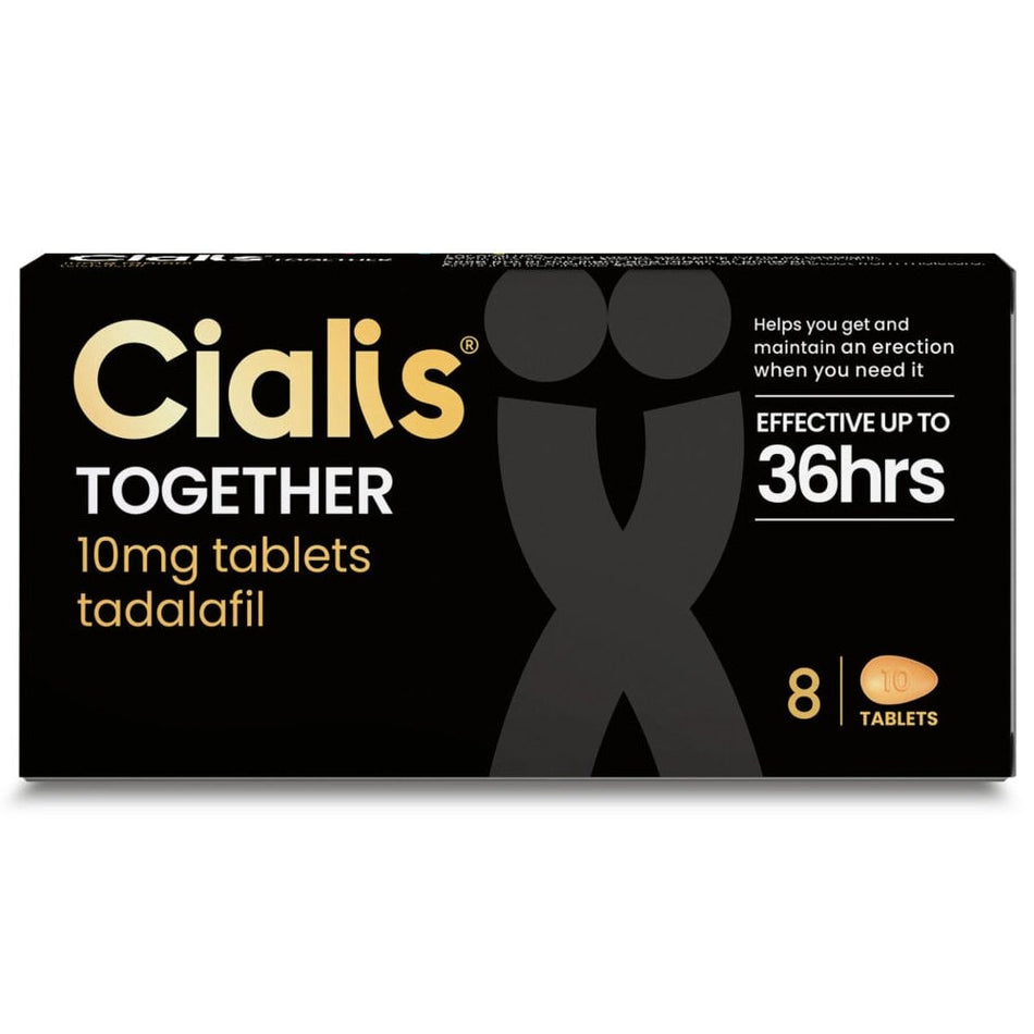 Cialis Together 10mg - 8 Tablets product image - Fusion Pharmacy UK