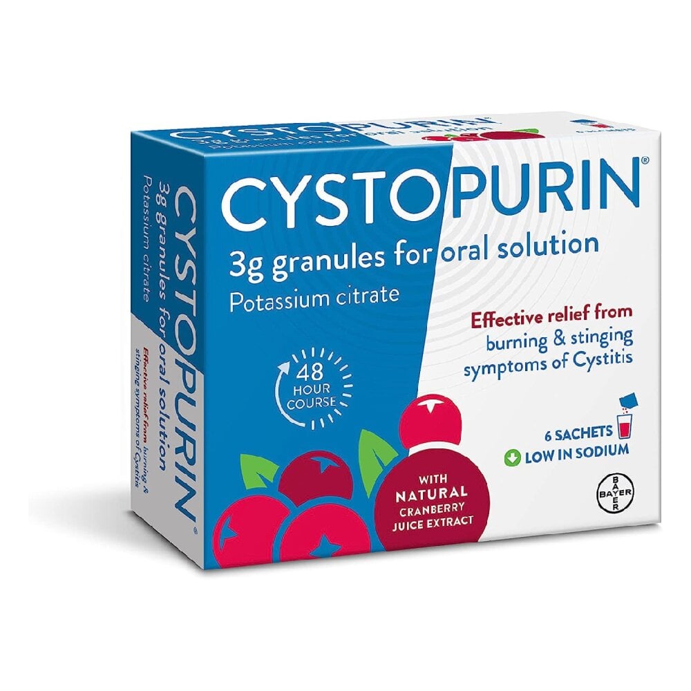 Cystopurin 3g Granules With Natural Cranberry Juice Extract - 6 Sachets
