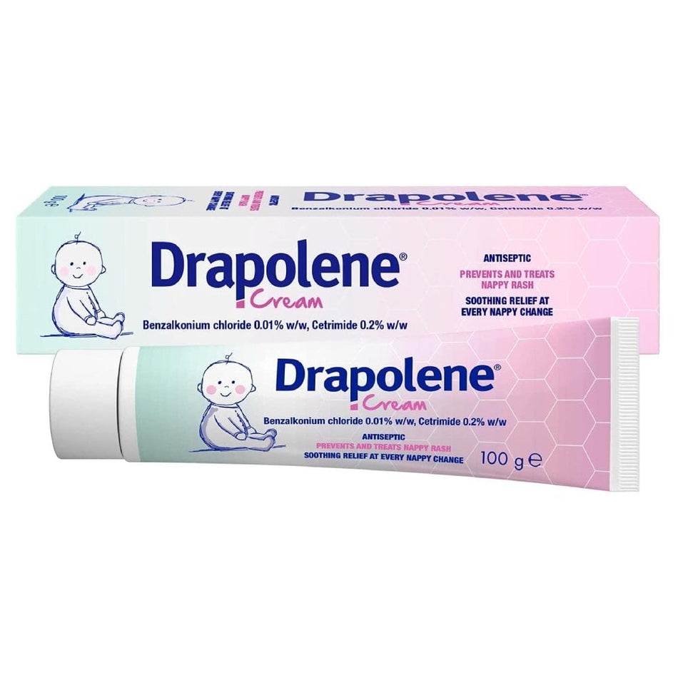 Drapolene Antiseptic Nappy Rash Cream - 100g product image - Fusion Pharmacy UK