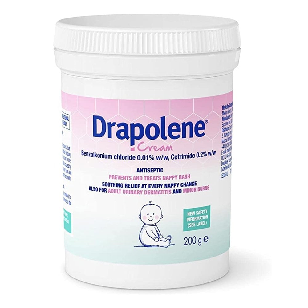 Drapolene Antiseptic Nappy Rash Cream - 200g product image - Fusion Pharmacy UK