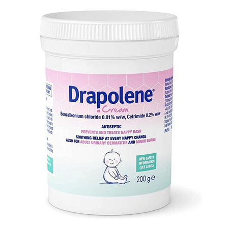 Drapolene Antiseptic Nappy Rash Cream - 200g product image - Fusion Pharmacy UK