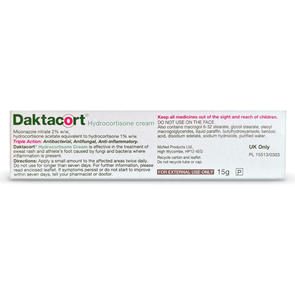 Daktacort Hydrocortisone Cream - 15g