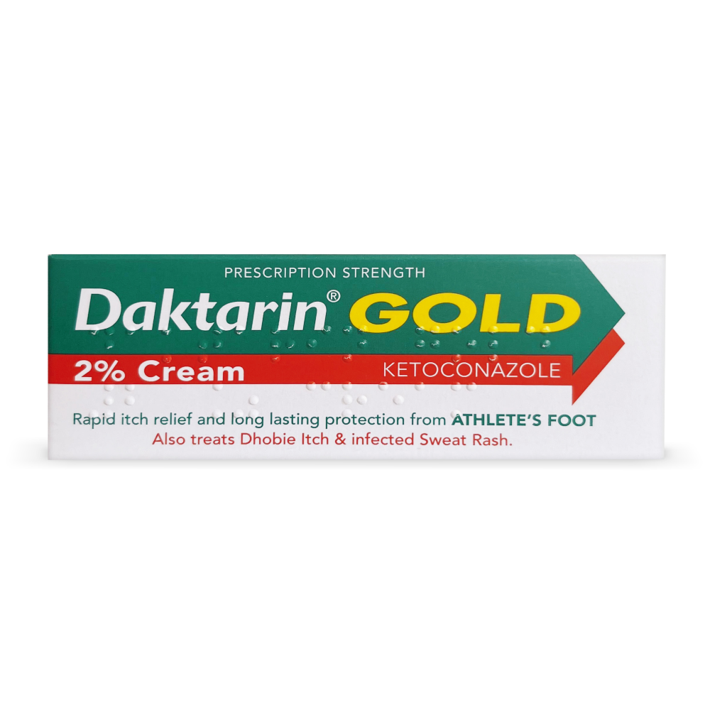 Daktarin Gold (Ketoconazole) 2% Cream - 15g product image - Fusion Pharmacy UK