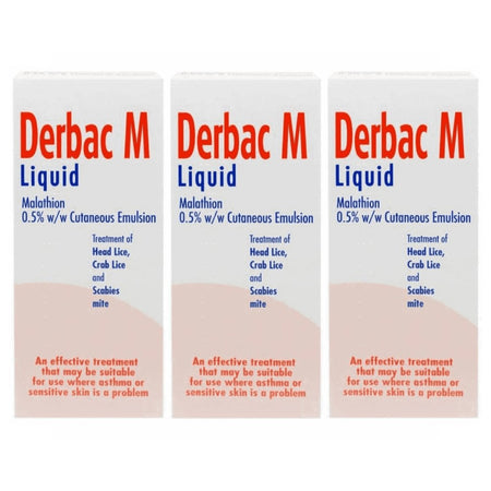 Derbac M Liquid - 150ml - 3 Packs product image - Fusion Pharmacy UK