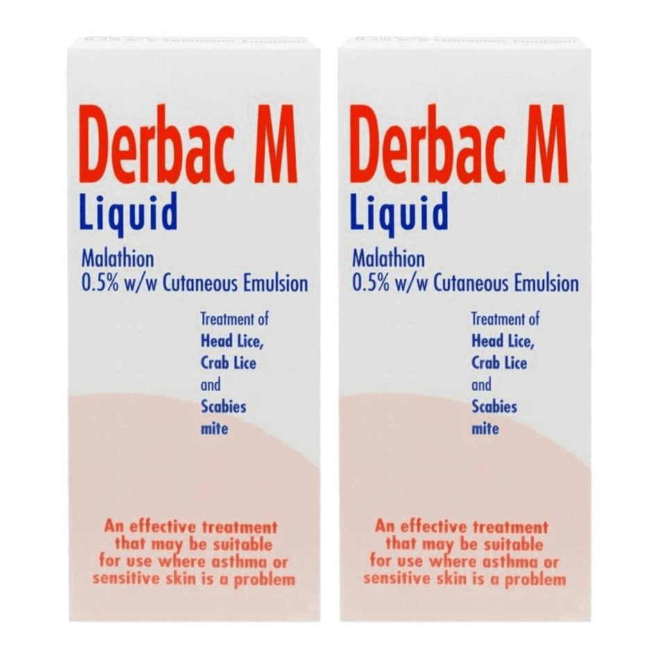Derbac M Liquid - 150ml - 2 Packs product image - Fusion Pharmacy UK