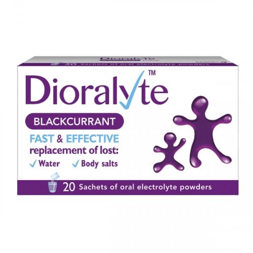 Dioralyte Blackcurrant - 20 Sachets product image - Fusion Pharmacy UK