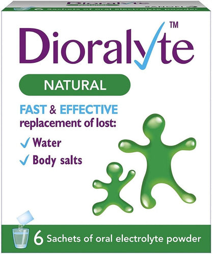 Dioralyte Natural Sachets - 6 Sachets